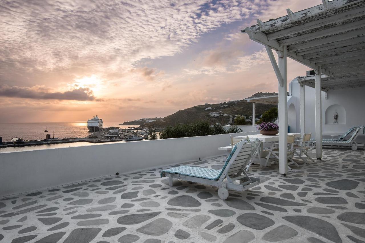 Sunny Guest House New Port Mykonos Tourlos Buitenkant foto